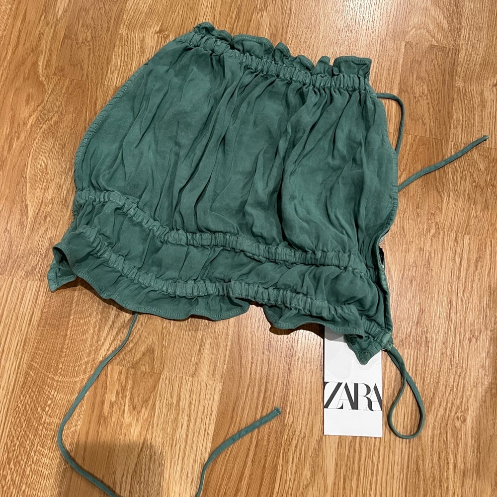 NWT ZARA linen top